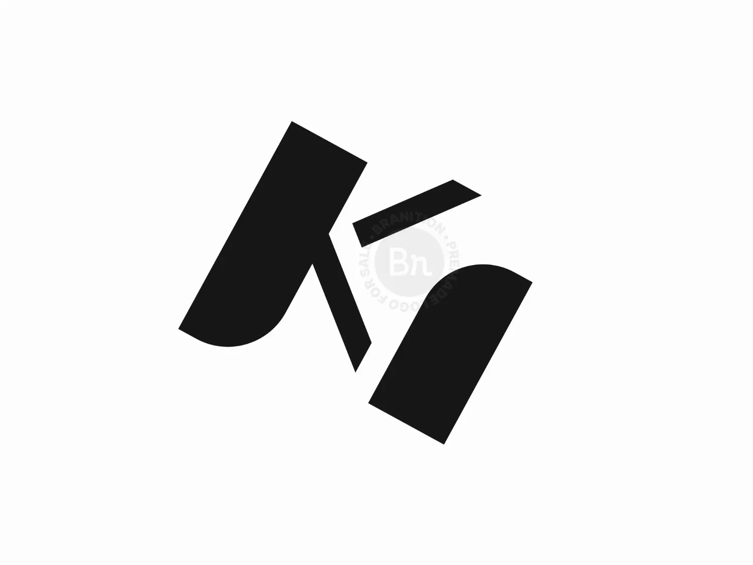 Letter KN Or NK Logo