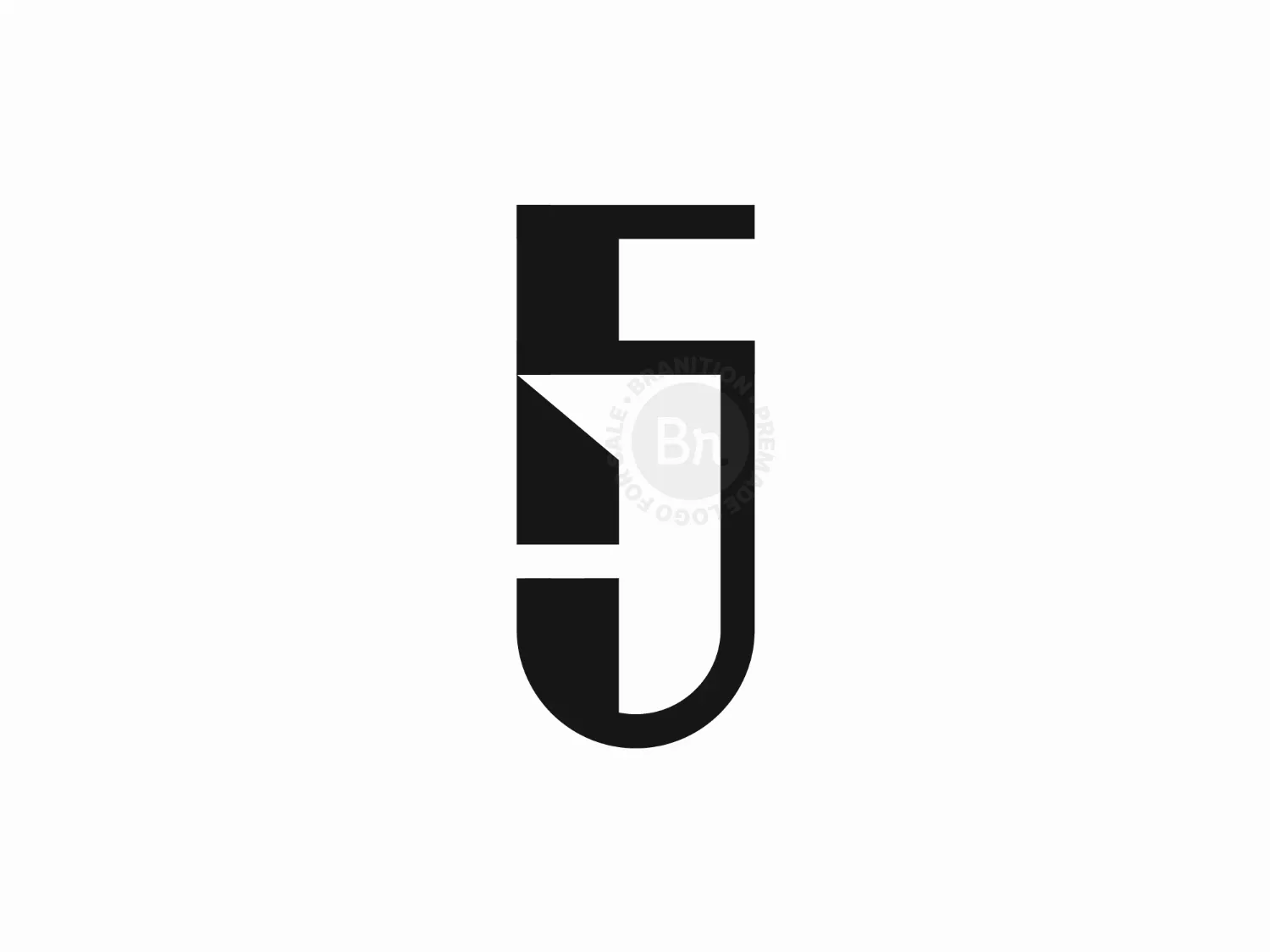 Letter FJ Or JF Logo