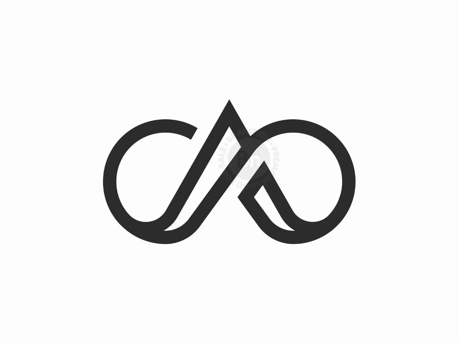 Letter A Infinity Logo