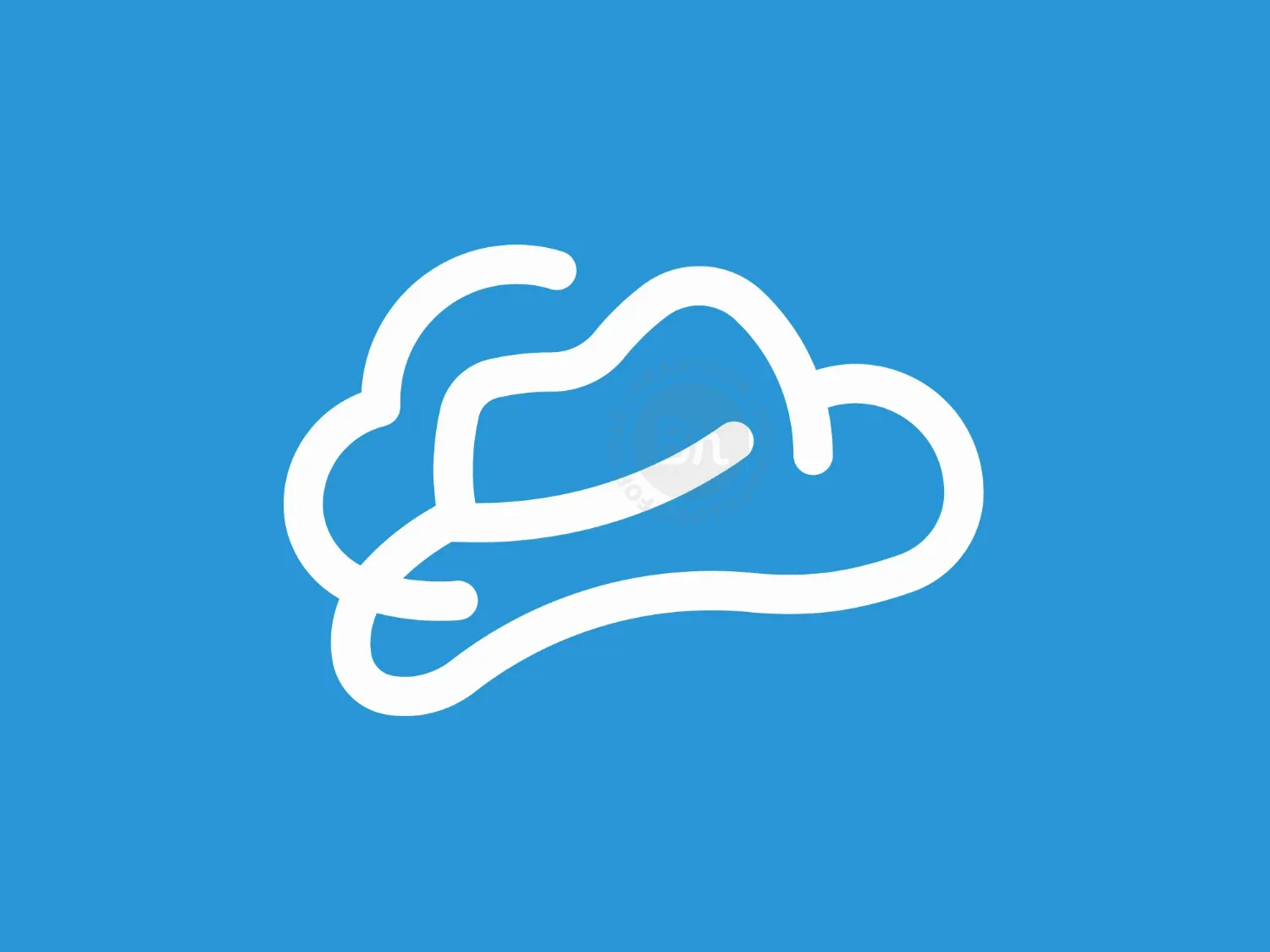 Cloud Cowboy Hat Logo