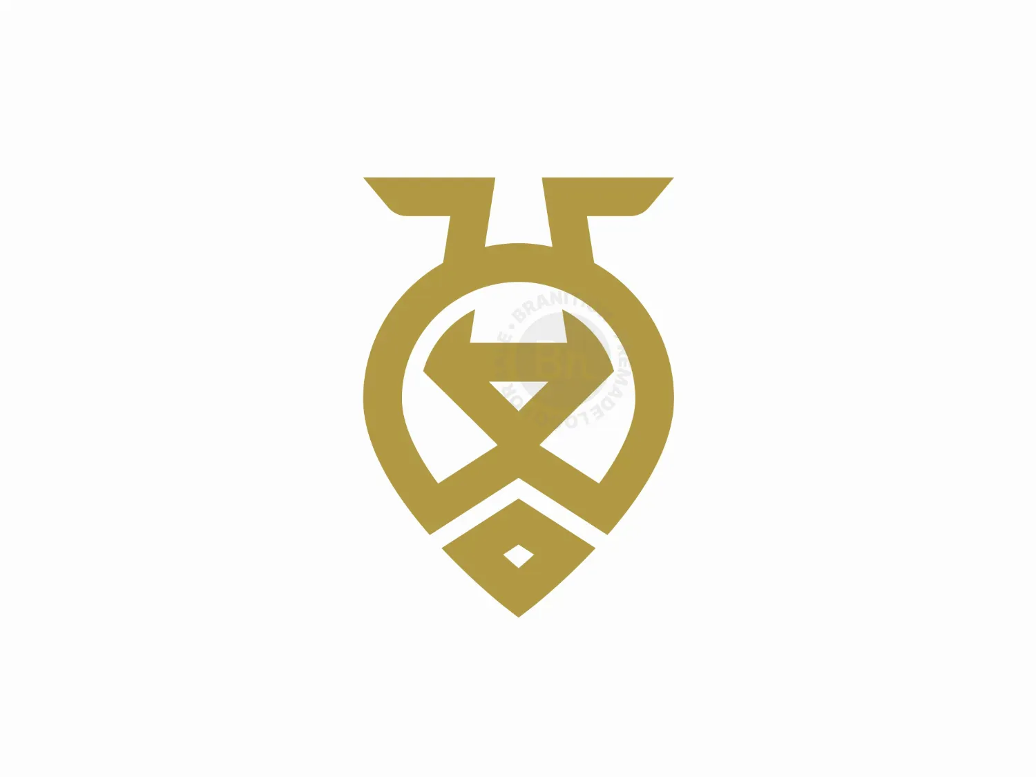 Lion Travel Location Logo