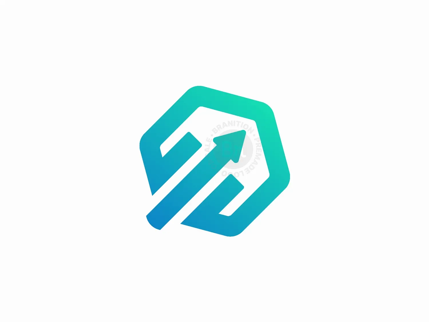 Unused Fintech Growth Logo