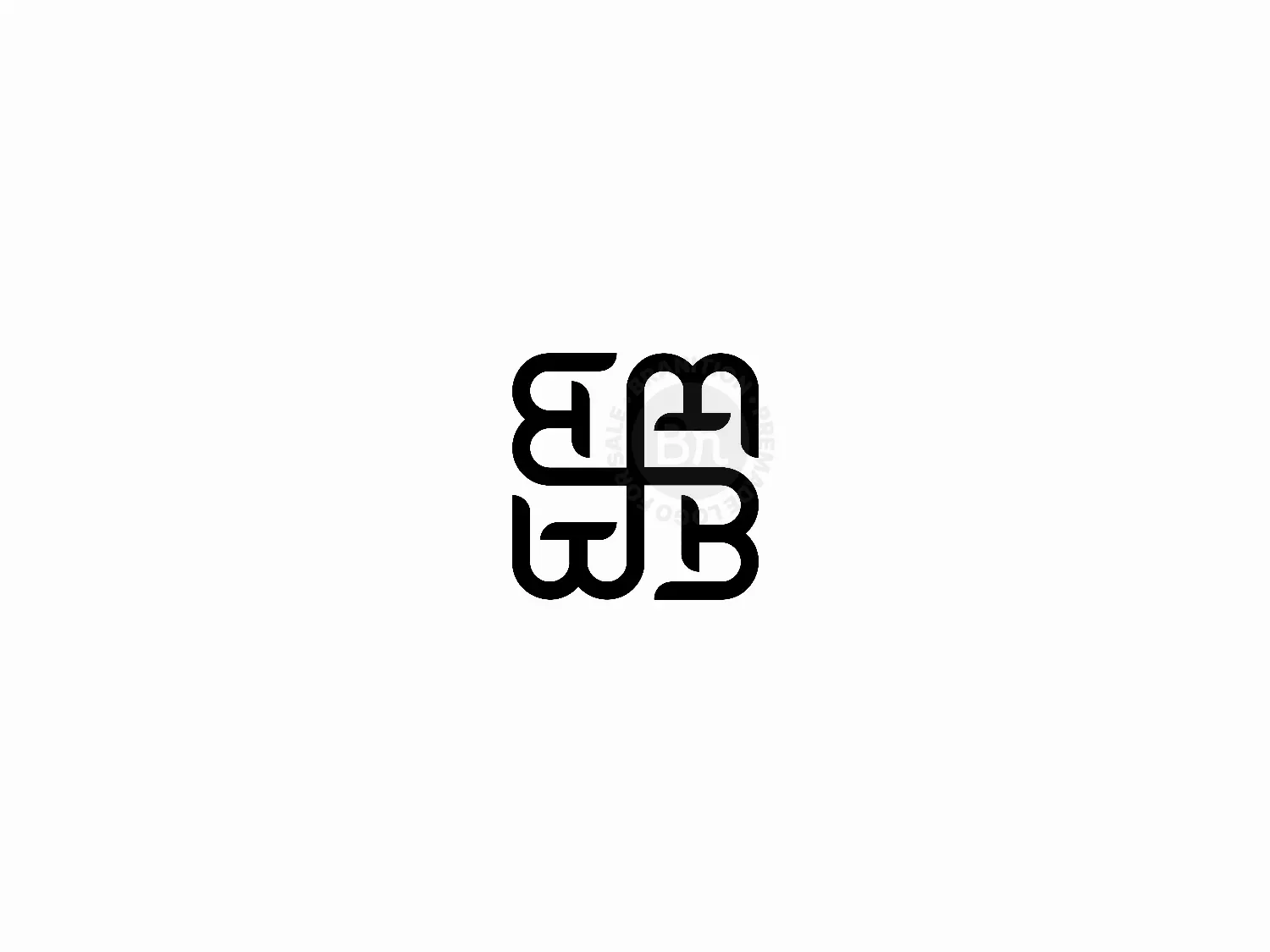 B Monogram Logo
