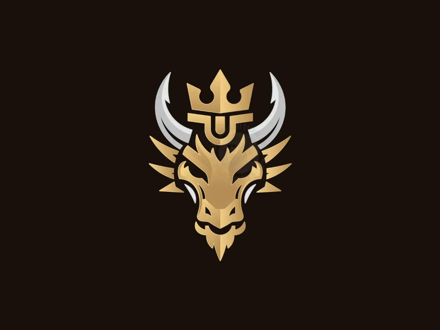 Majestic King Dragon Crown Logo