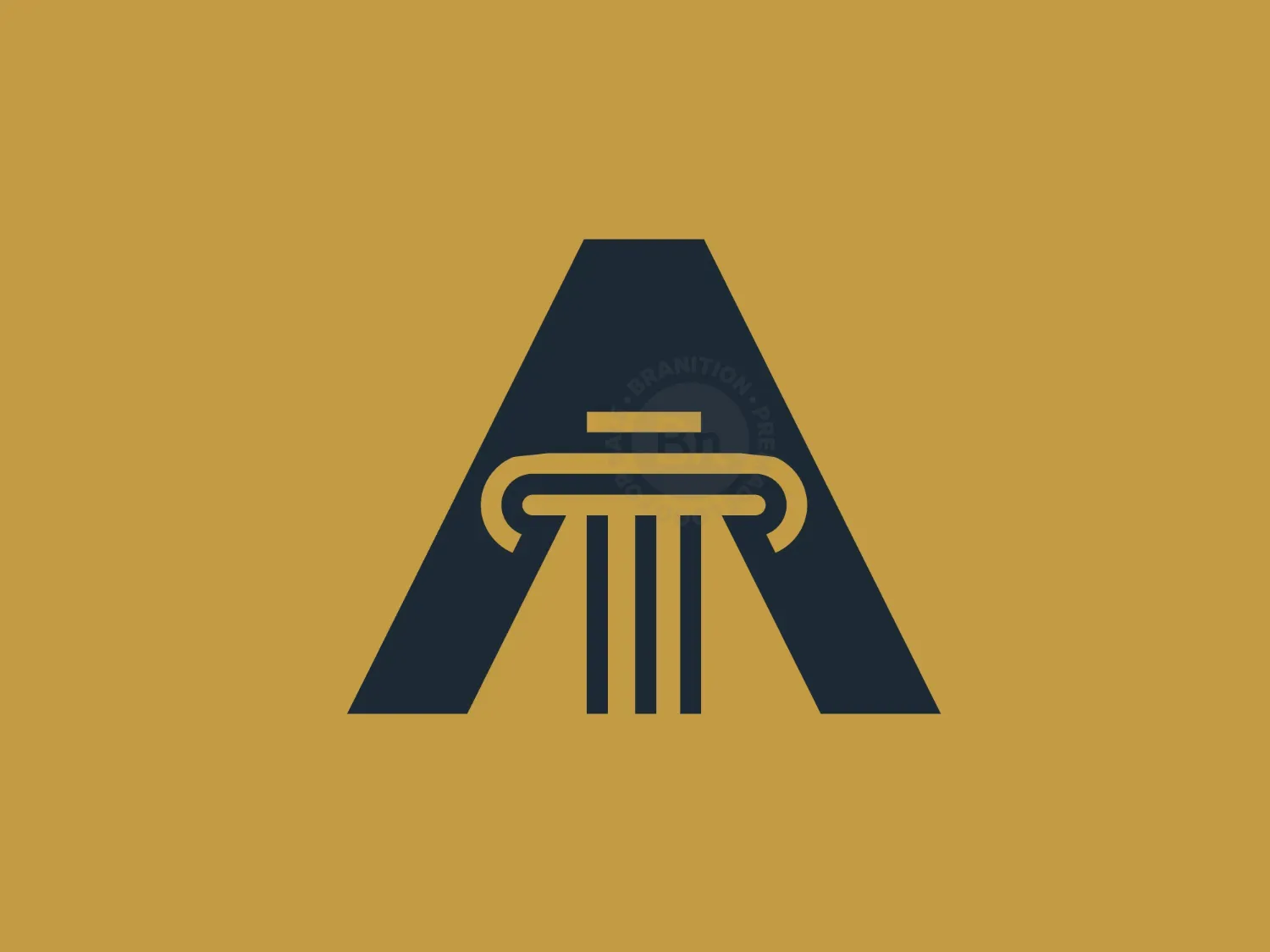 Letter A Pillar Law Logo