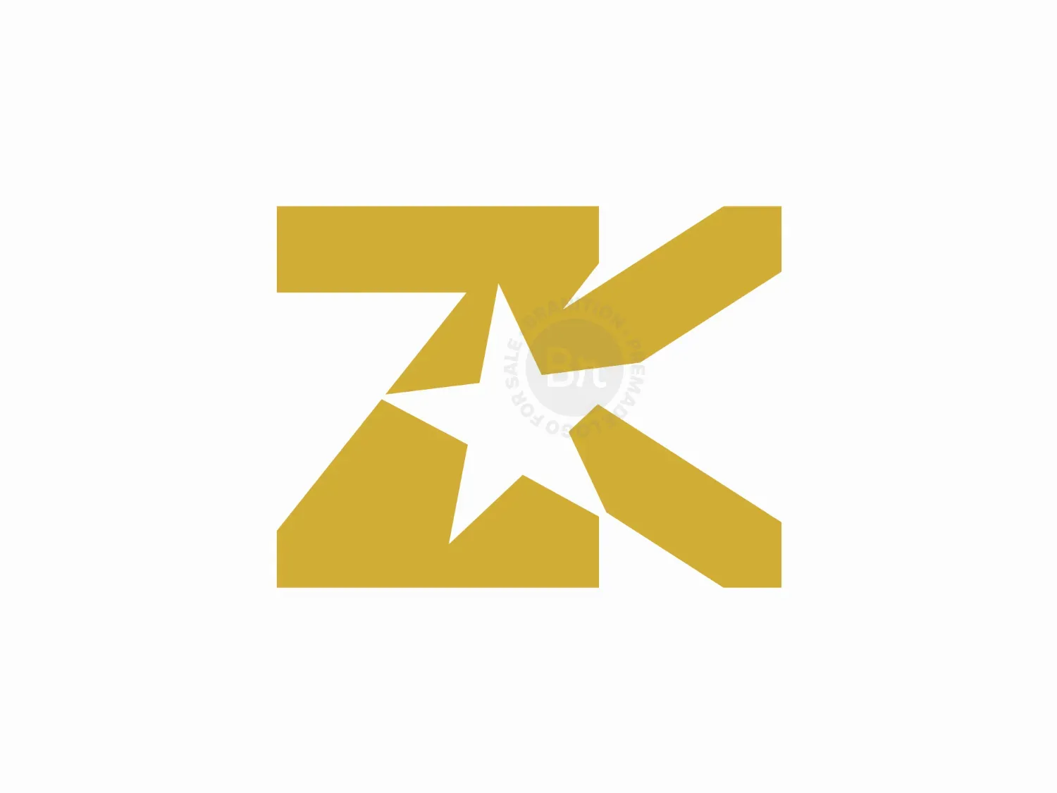 Zk Kz Star Monogram Logo