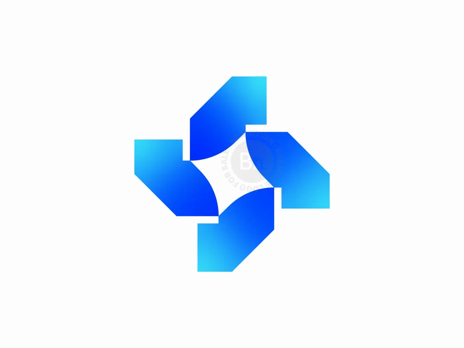 Abstract AI & Data Technology Logo // For Sale