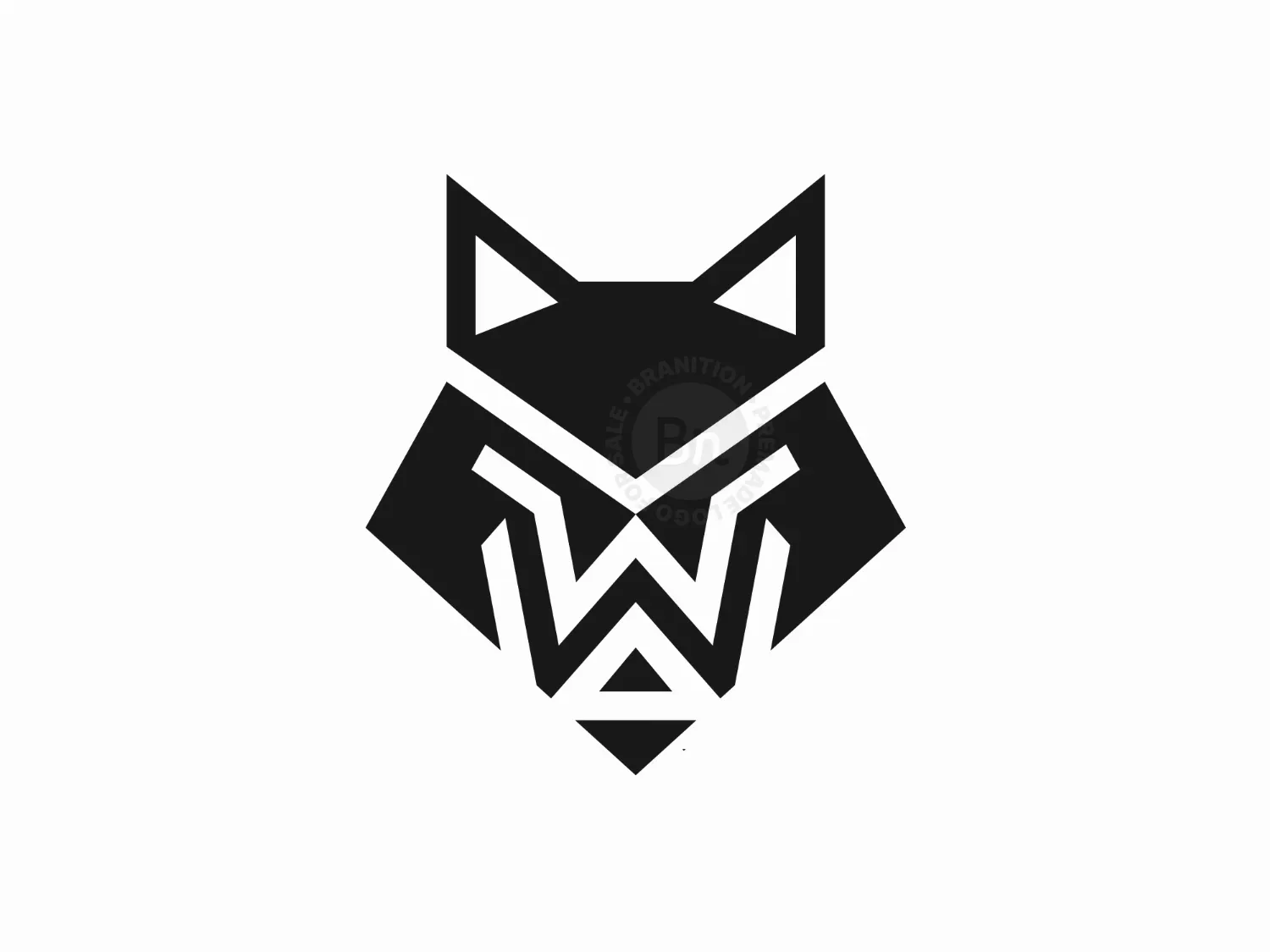 Wolf Letter W Logo