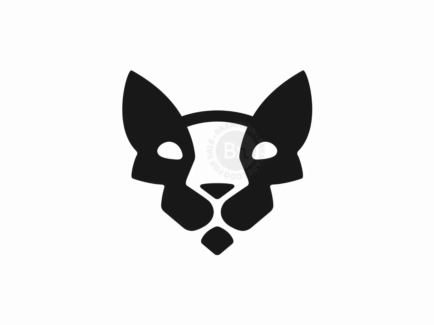 Cat Black Flat Logo