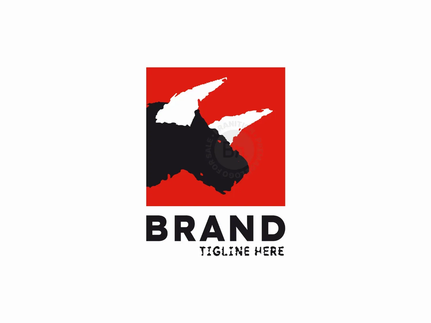 Abstract Symbol Of The Bull Logo