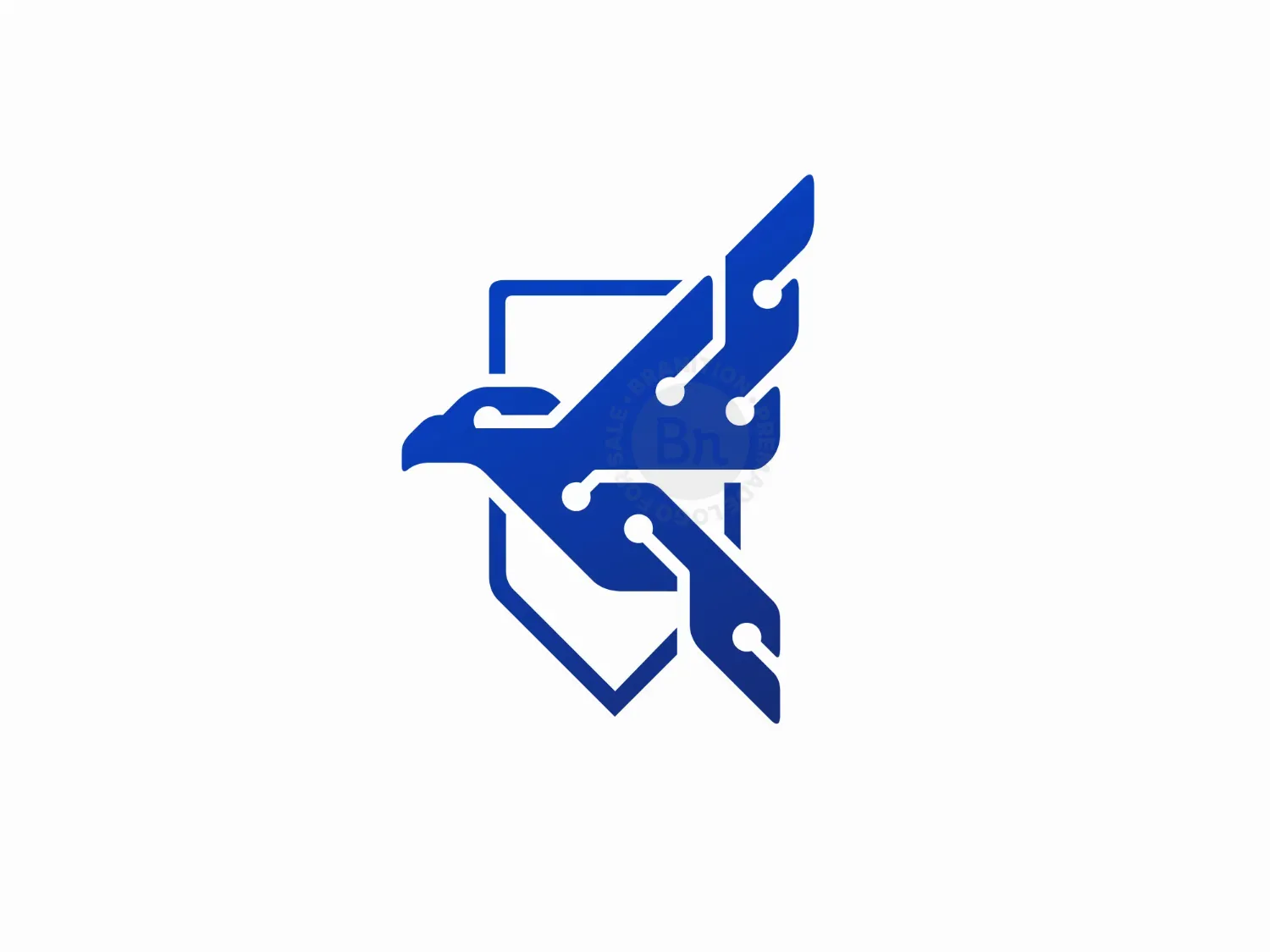 Computer Blue Bird Electronics Logo