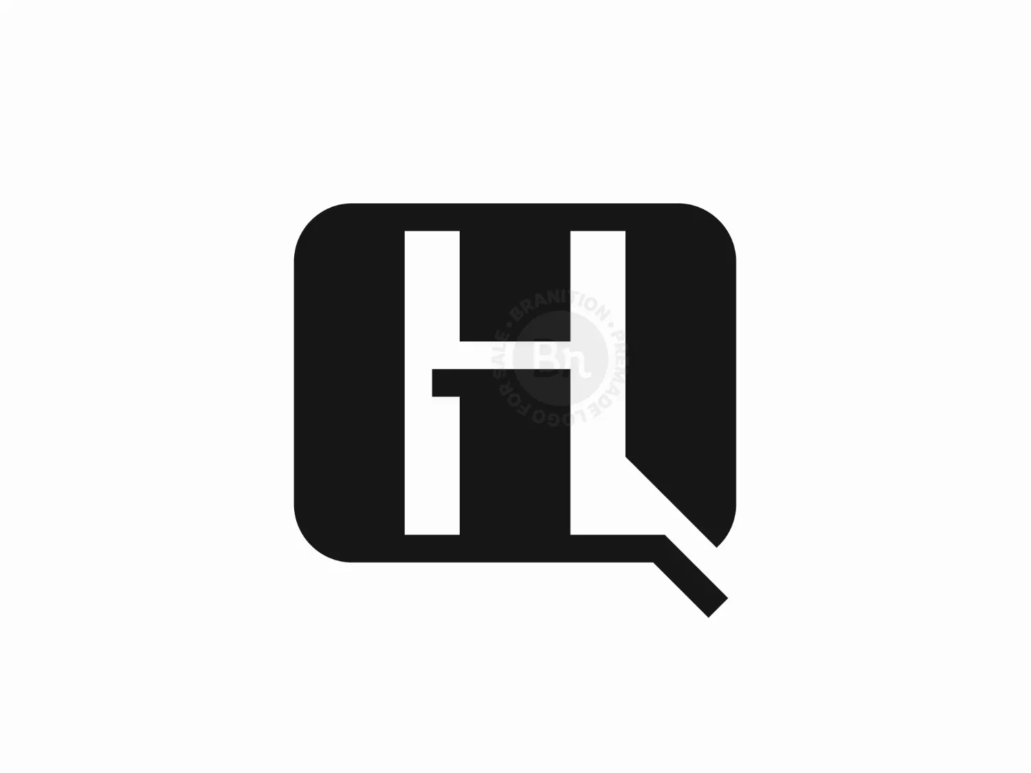 Letter HQ Or QH Lgoo