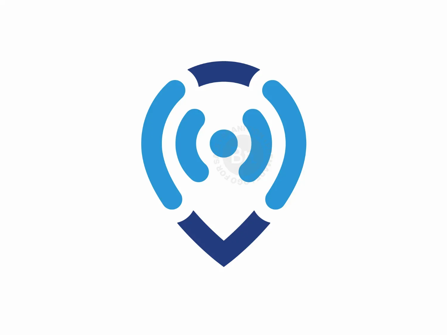 Wifi Location Point Logo