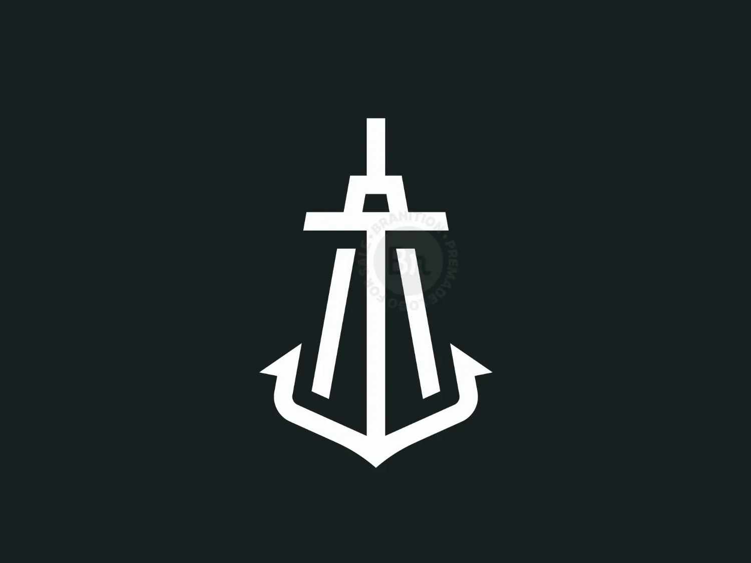 Anchor Lighthouse Logo