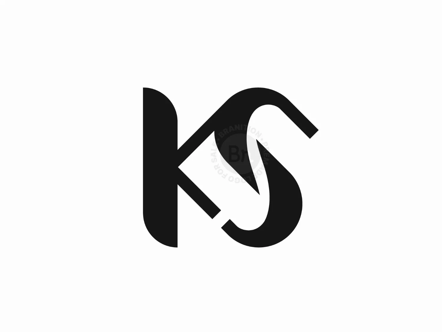 Letter KS Or SK Logo