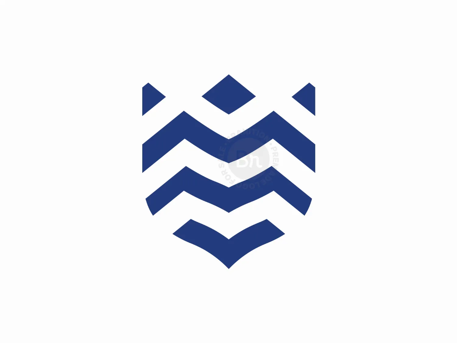 King Ocean Wave Shield Logo