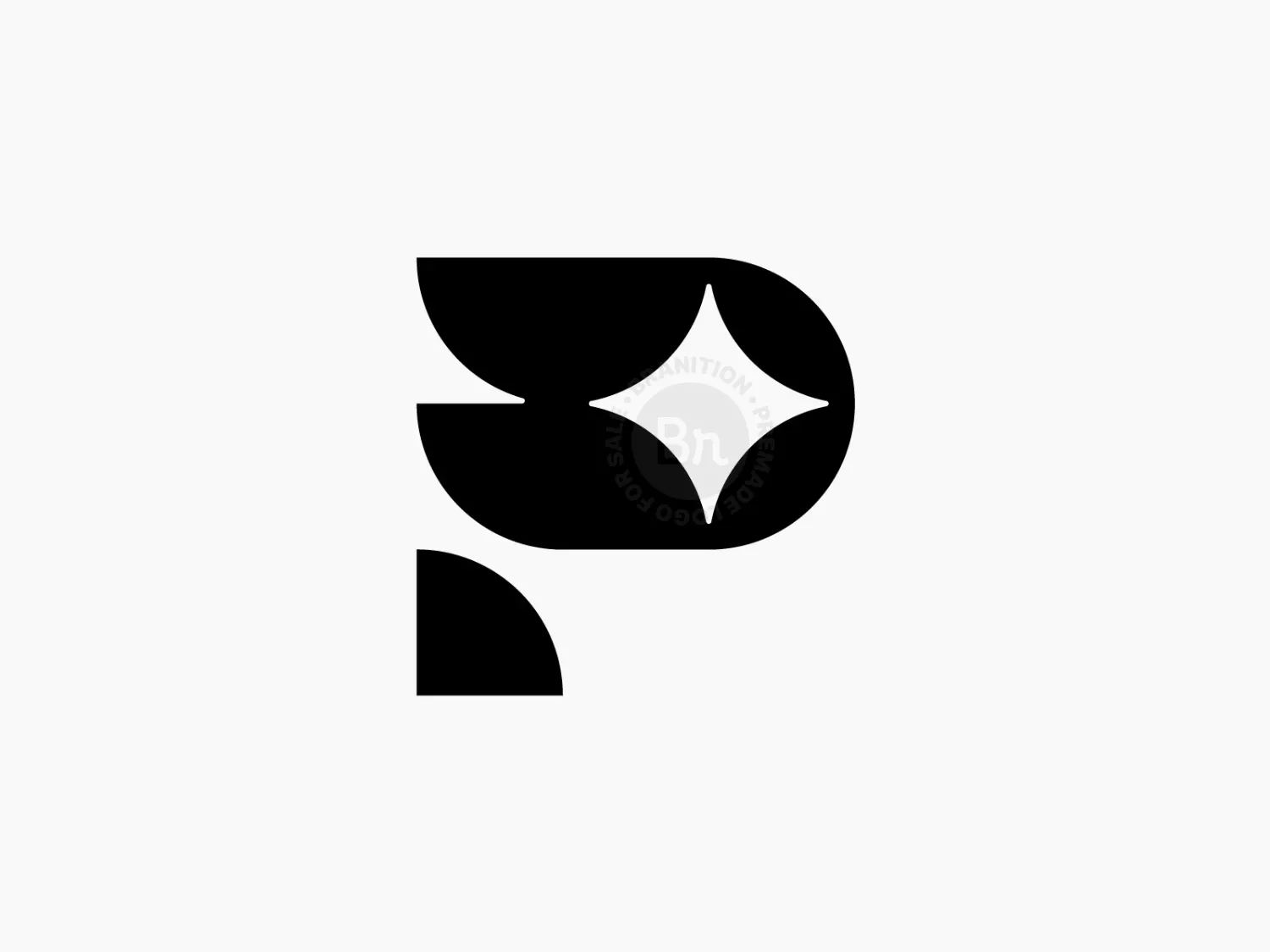 p minimal logo logo 0