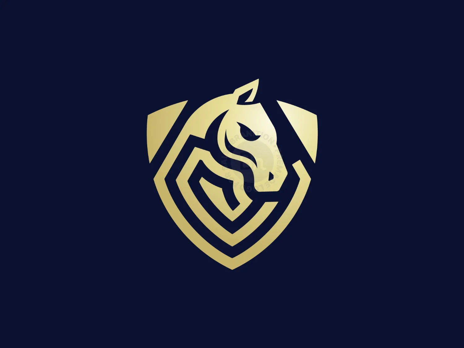 Luxury Royal Horse Logo