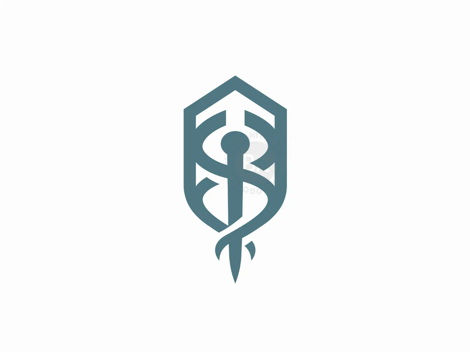 Caduceus Shield Logo