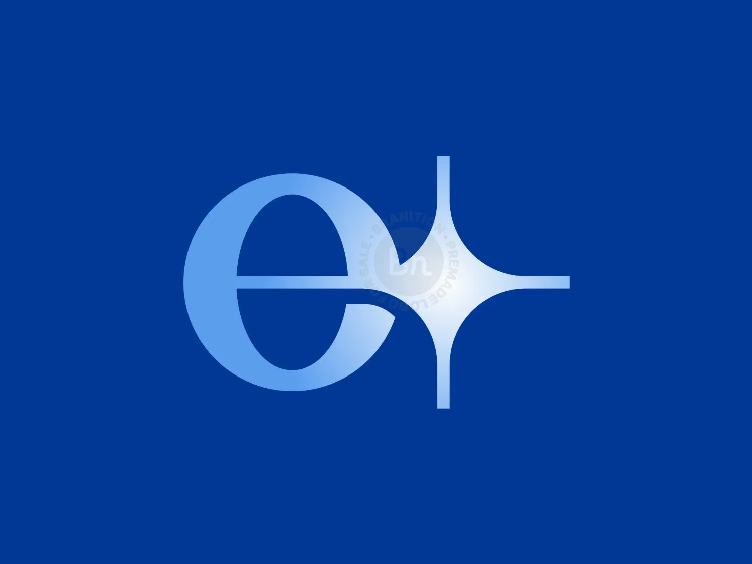 Letter E Small With Star Logo