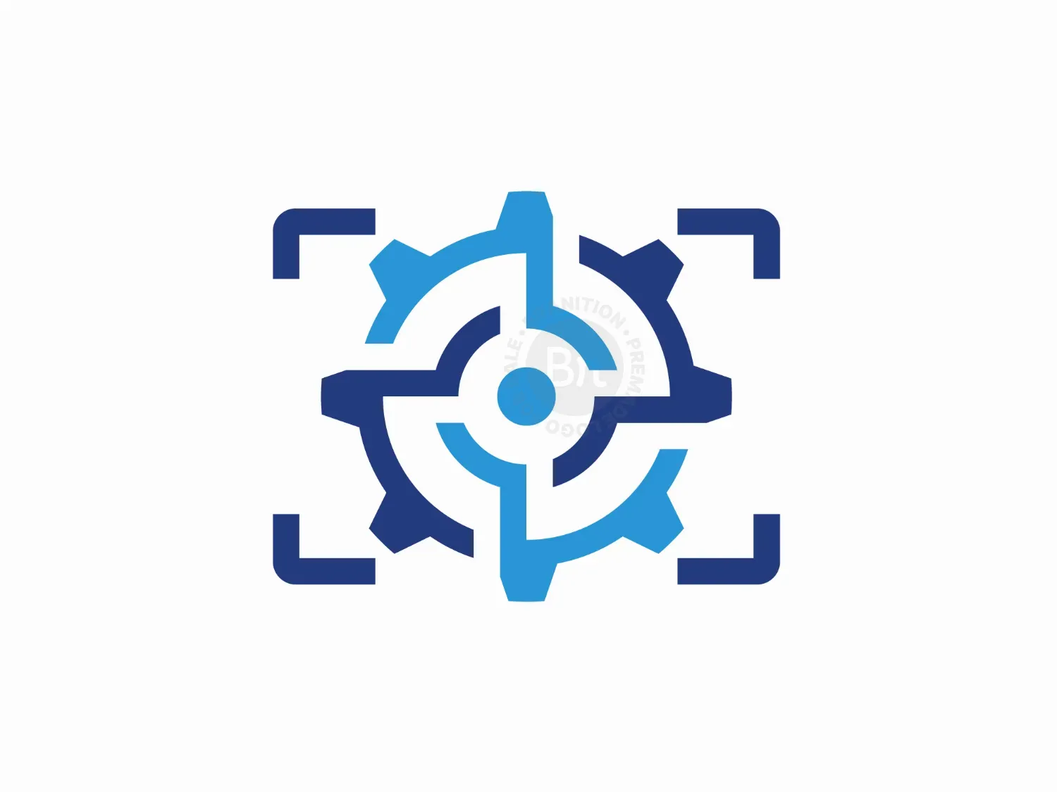 Gear Chain Industrial Photography Logo