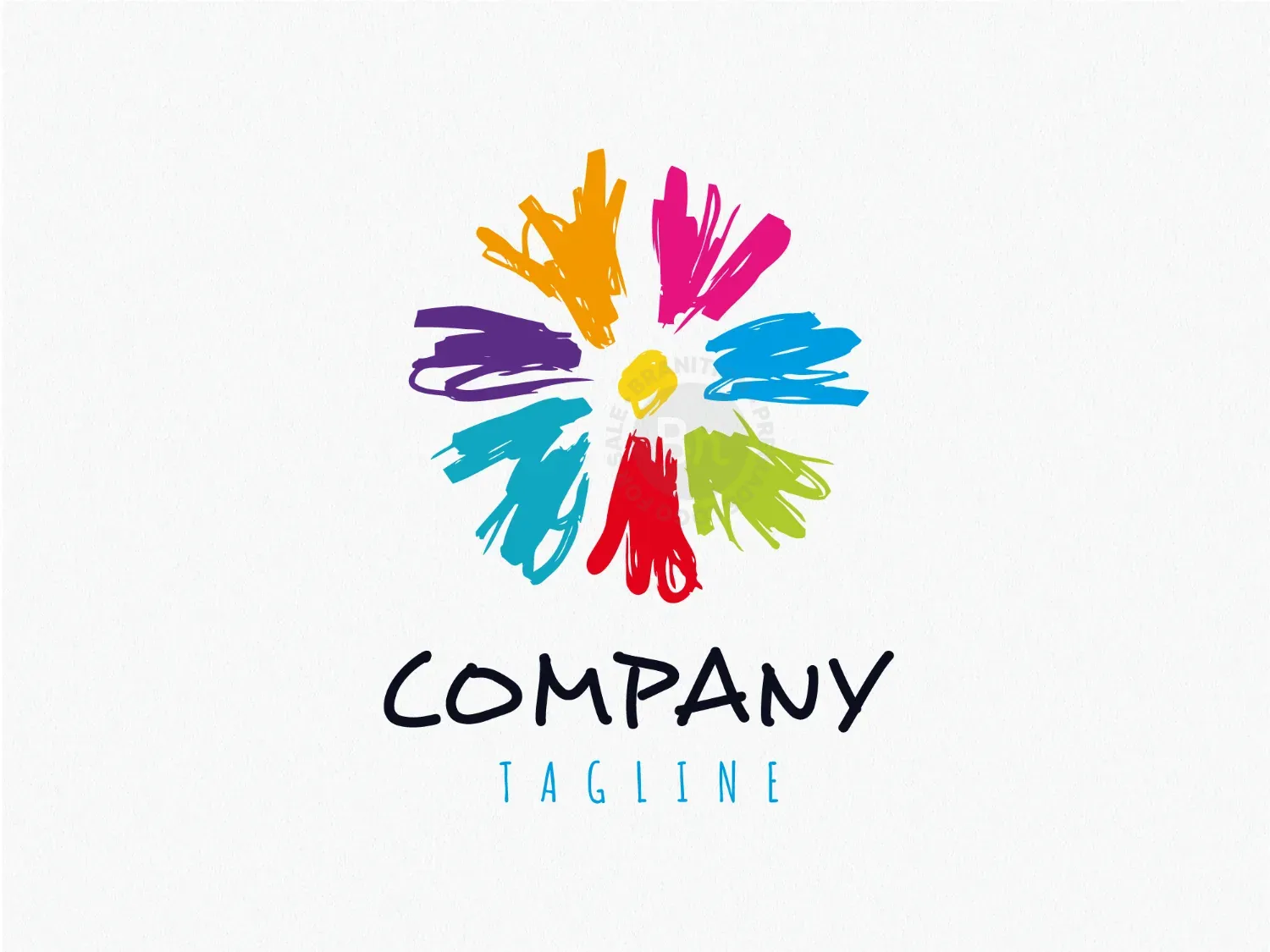 Colorful Flower Logo