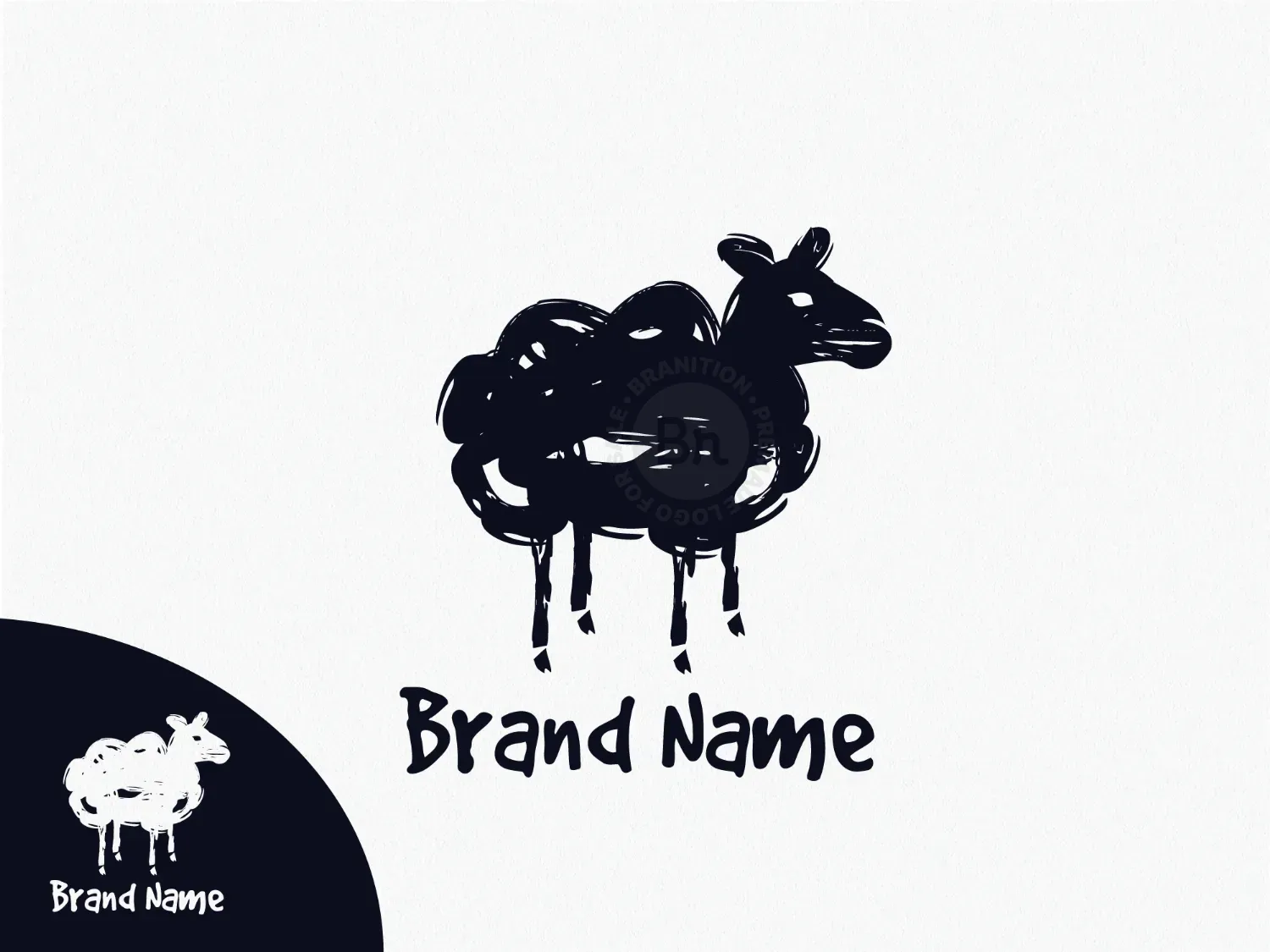 Black Seep White Sheep Logo