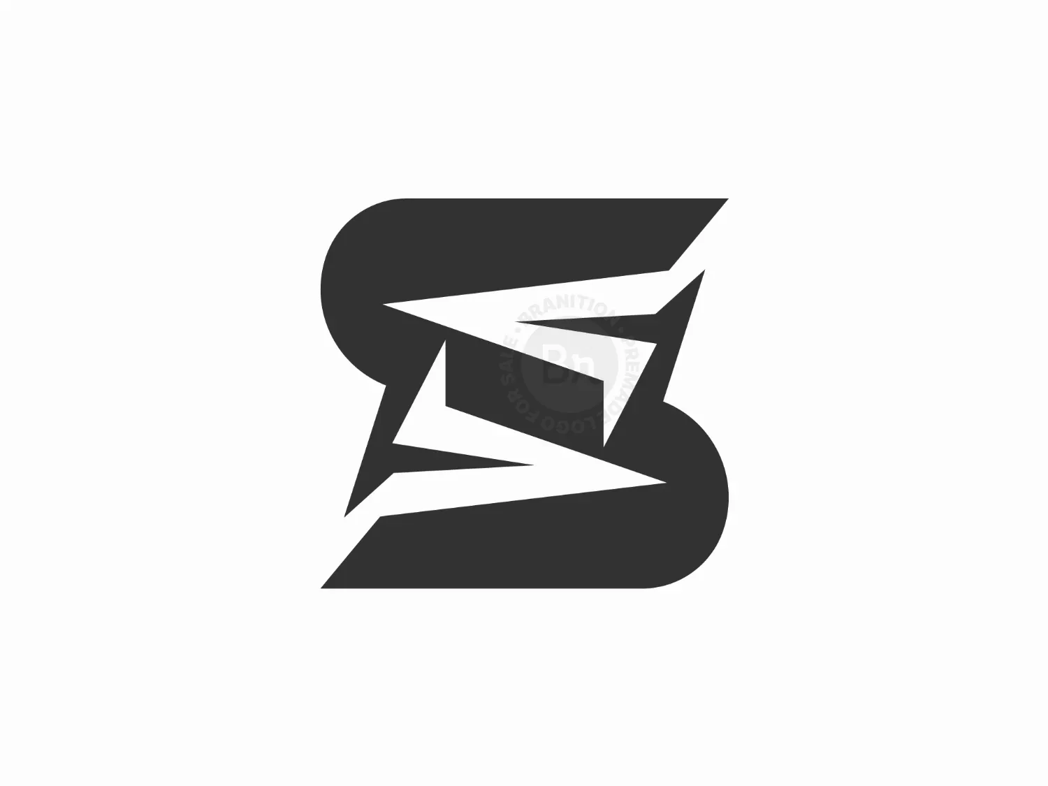 Letter S Send Paper Plane Logo