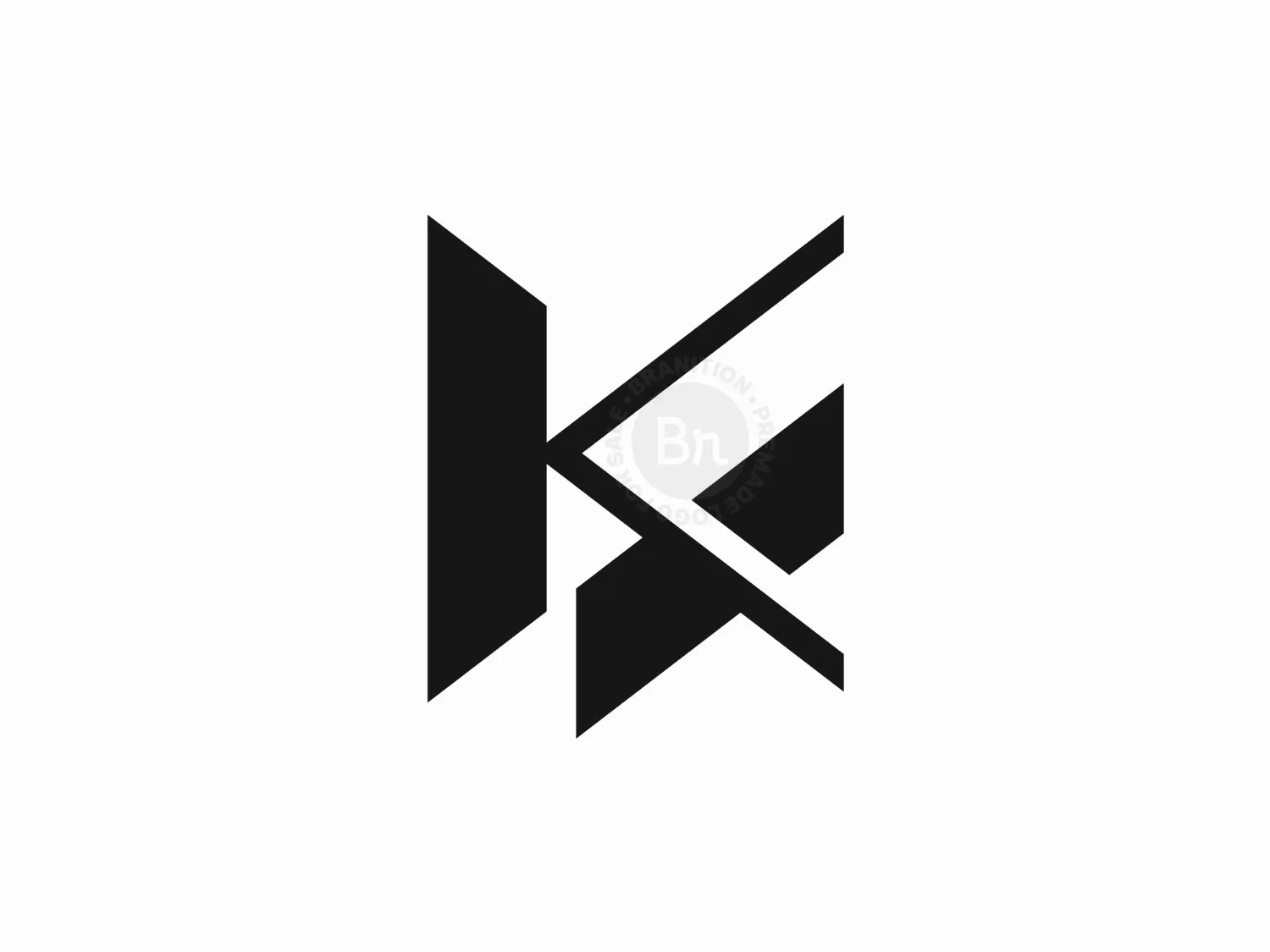 Letter KX Or XK Logo