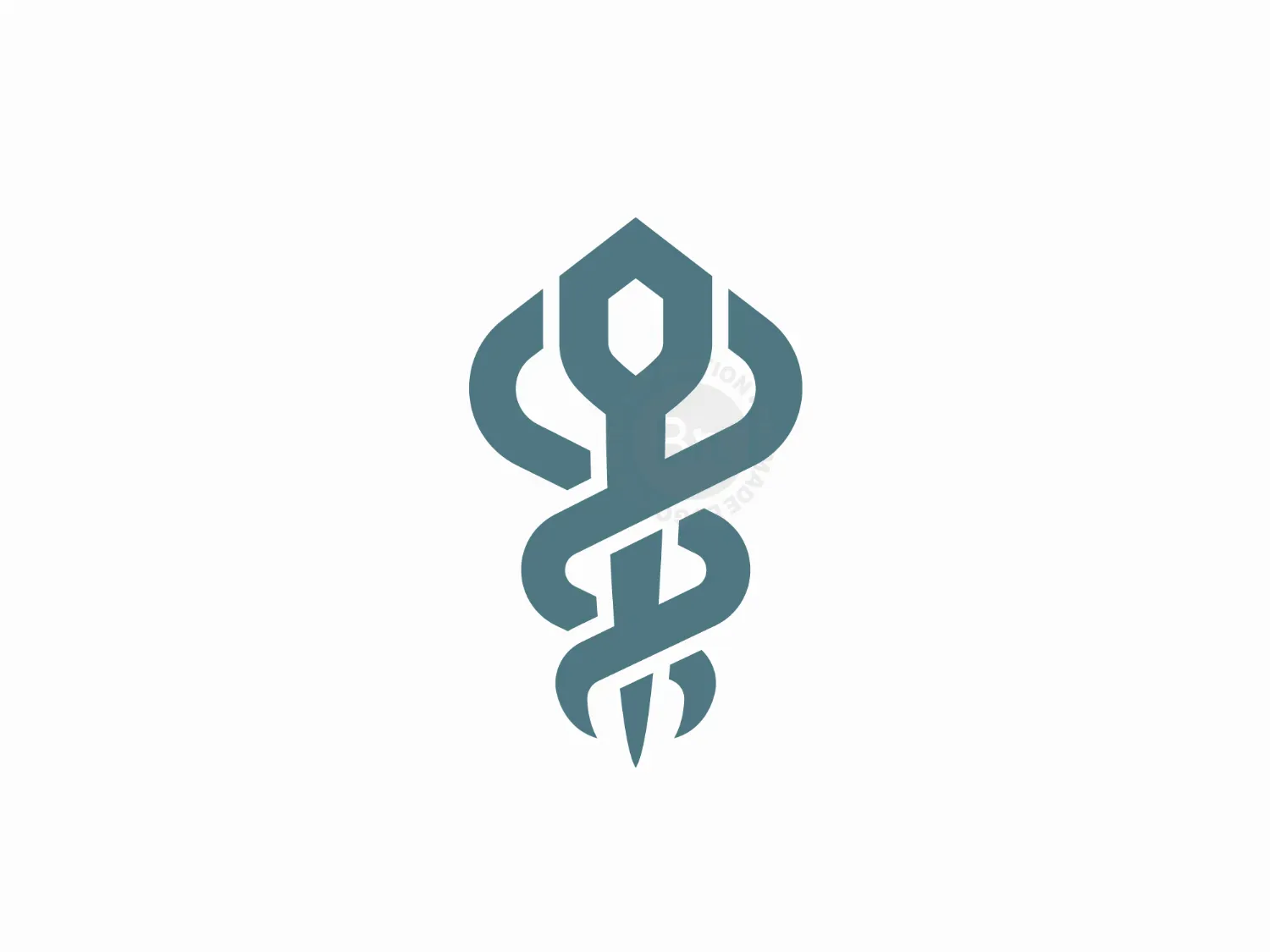 Shield Caduceus Logo