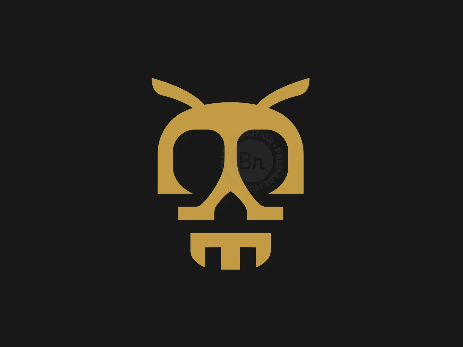 Bee Skull Logo