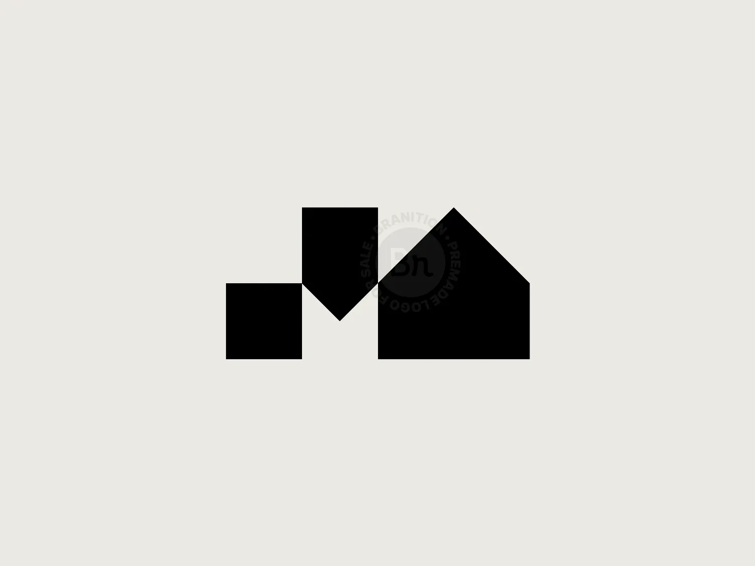 Unused M Logo, Real Estate Logo Design , Letter M Logo