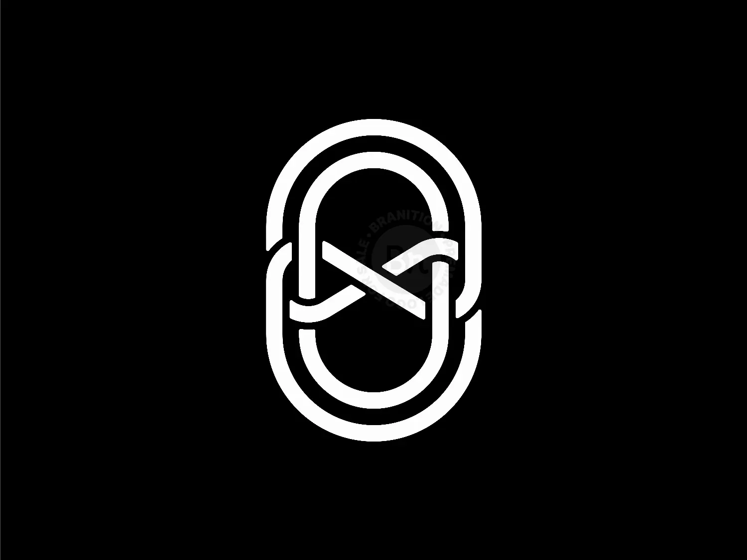 Letter OO O Infinity Knotwork Monogram Logo