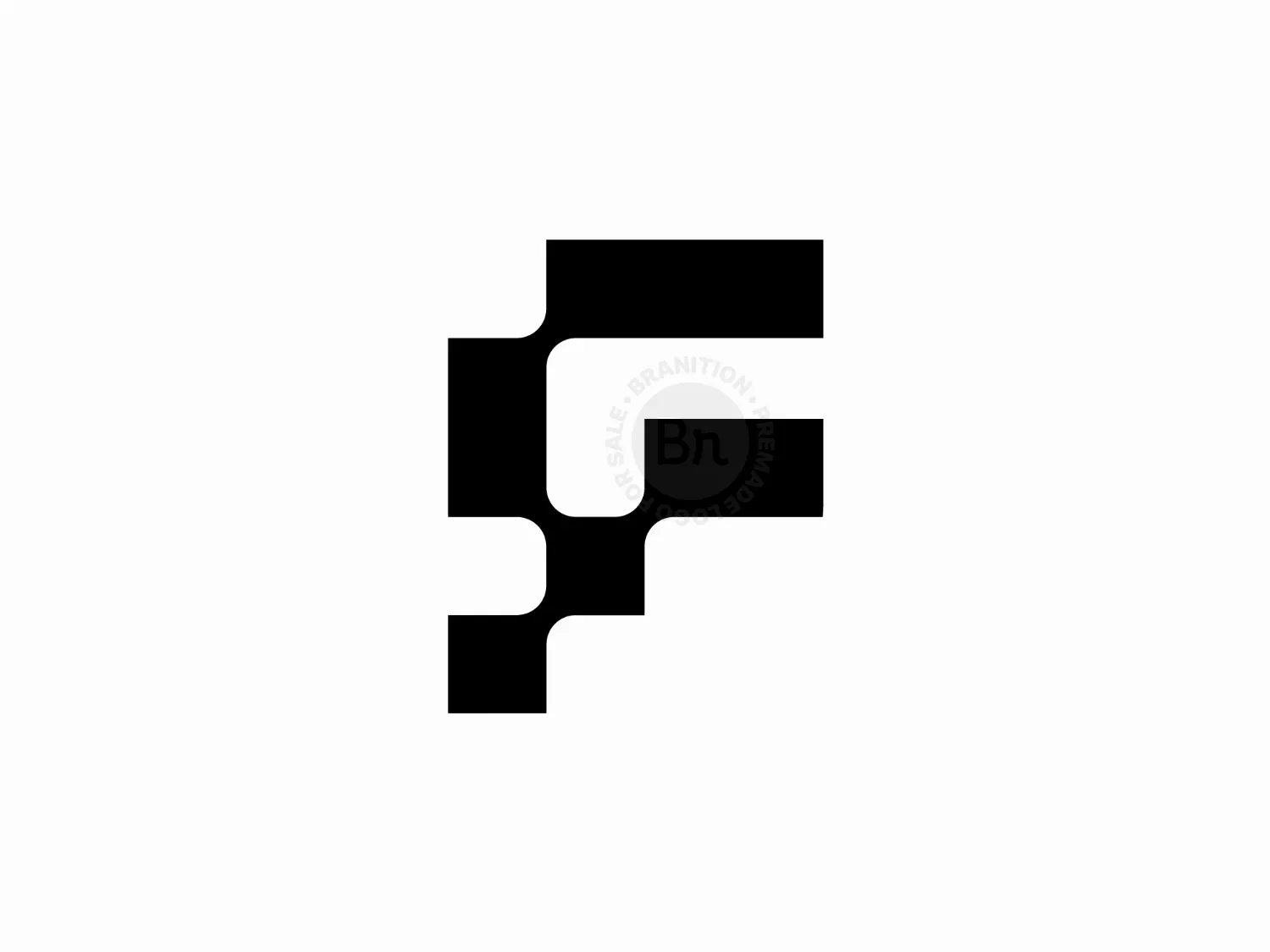 Letter F Tech Logo