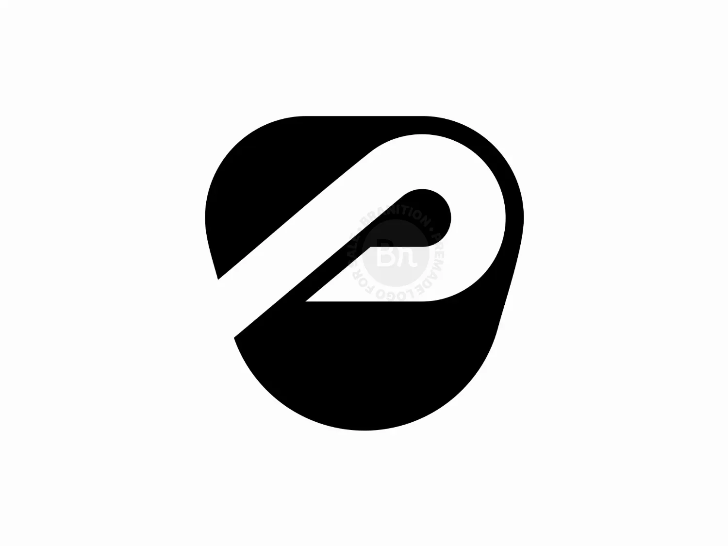 Simple Letter P Protection Logo