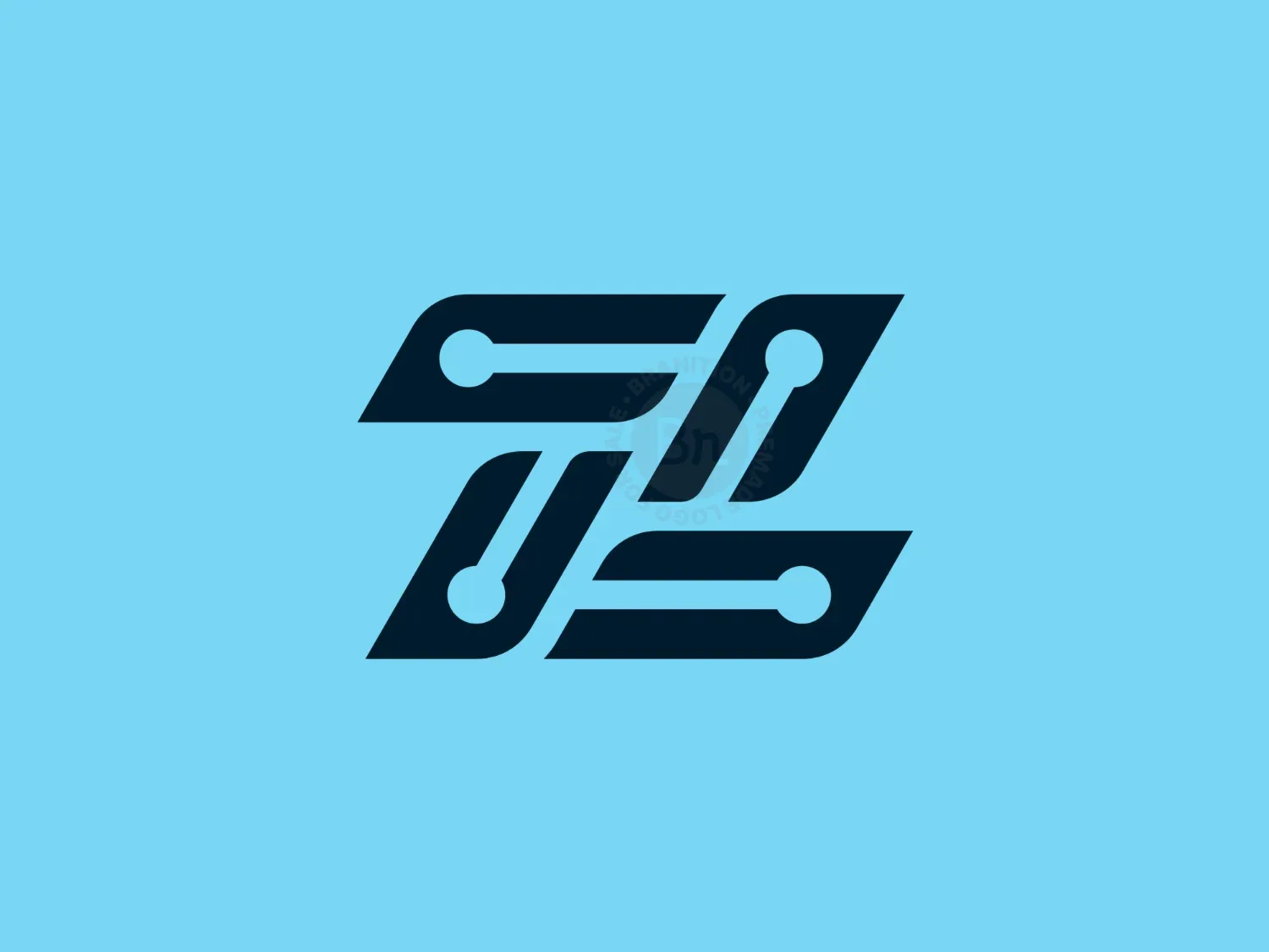 Communication Technology Letter Z Logo