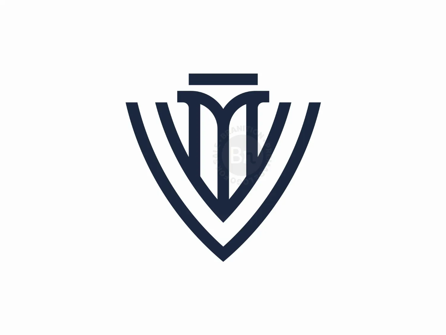 Legal Protection Logo Letter V