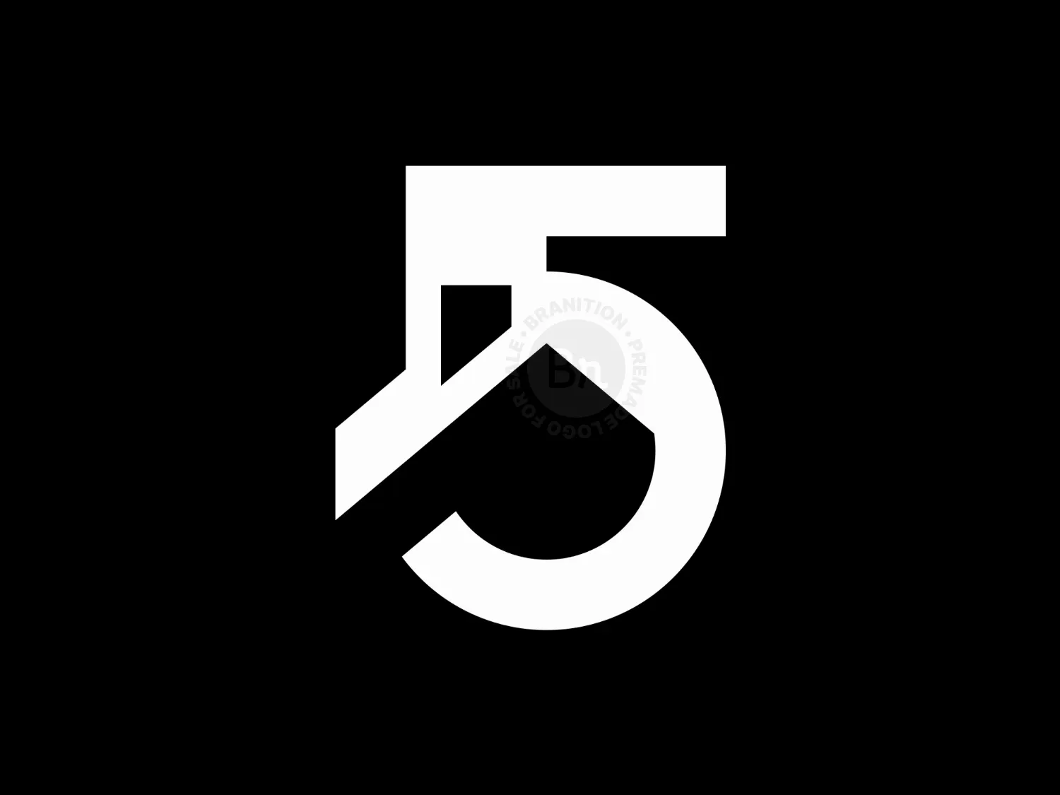 Realestate Number Five House Logo