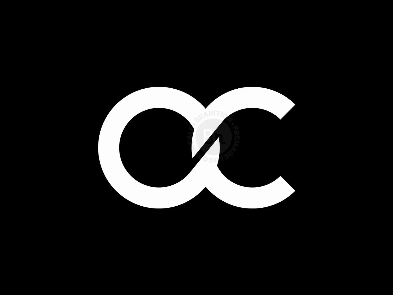 Abstract Letter OC Logo