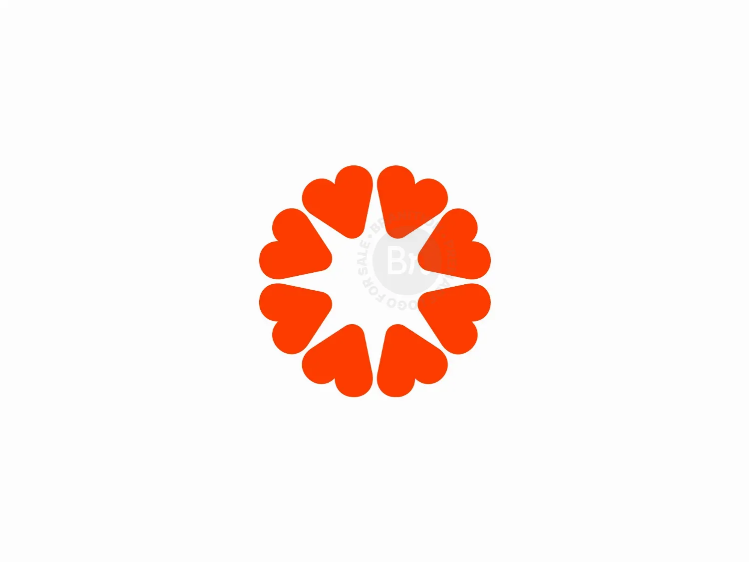 Circular Love Star Logo