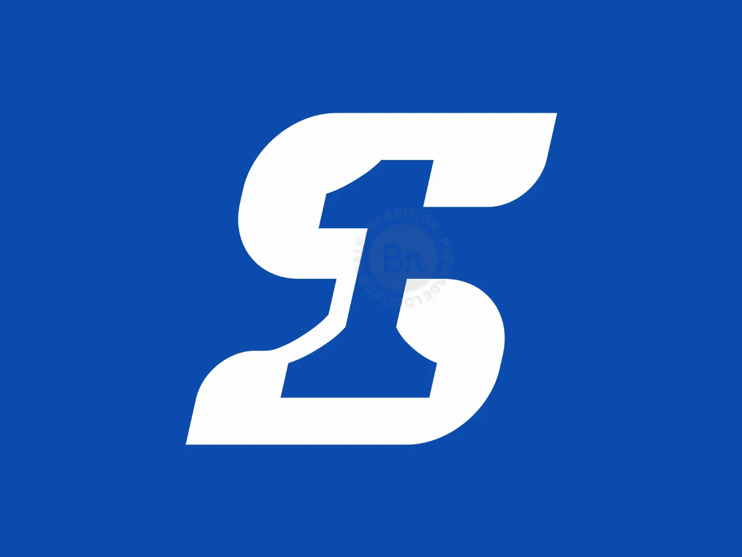 Letter S Number One Logo