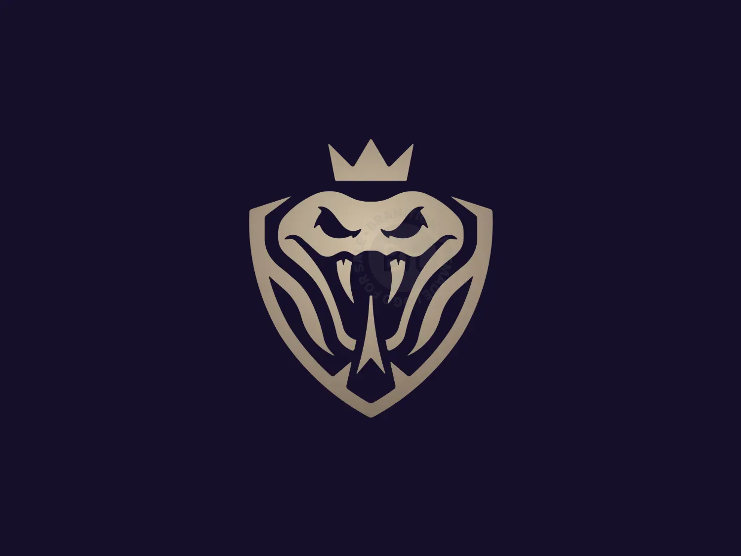 Royal Snake Shield Logo