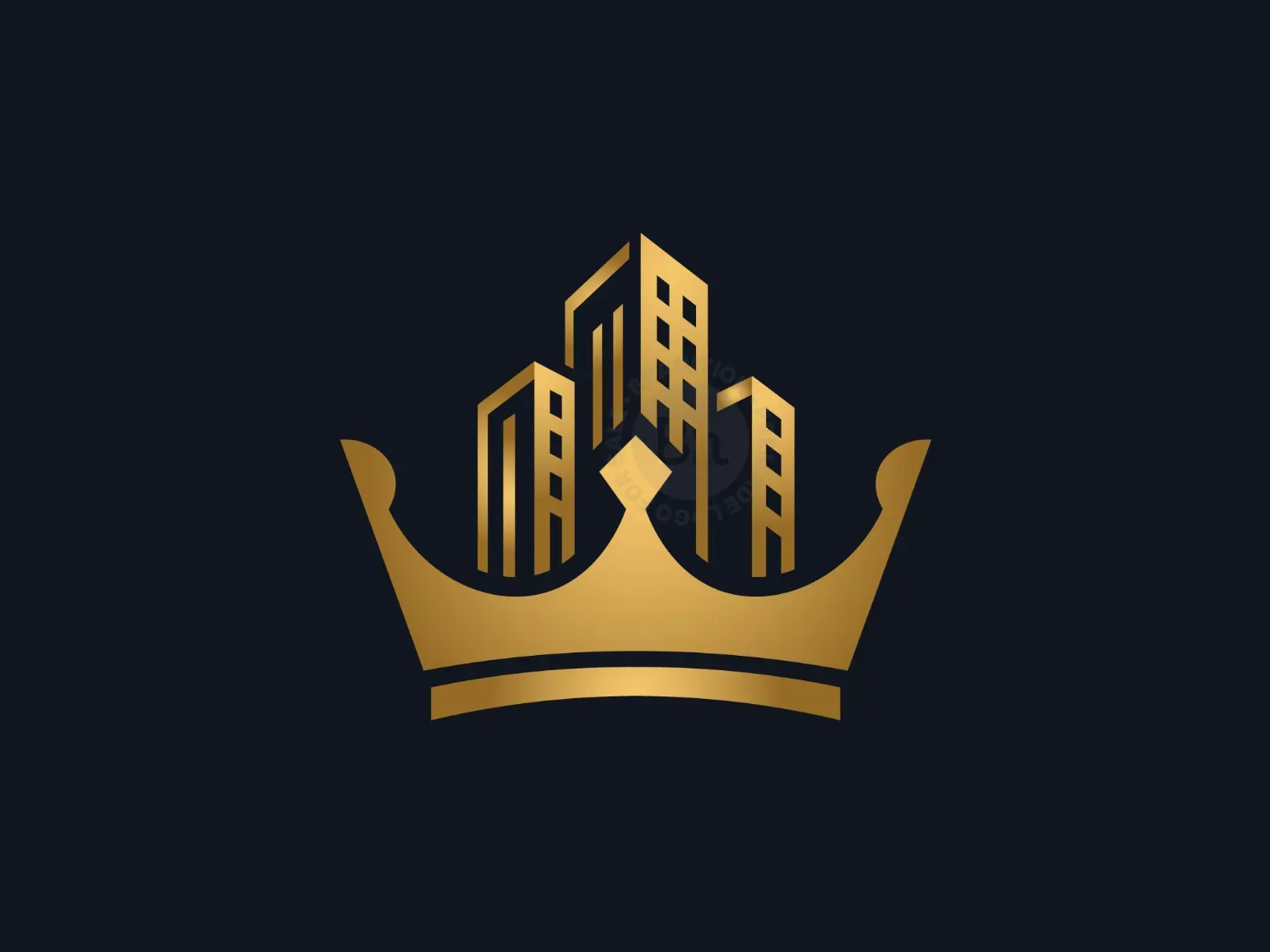Luxury Crown Real Estate Logo