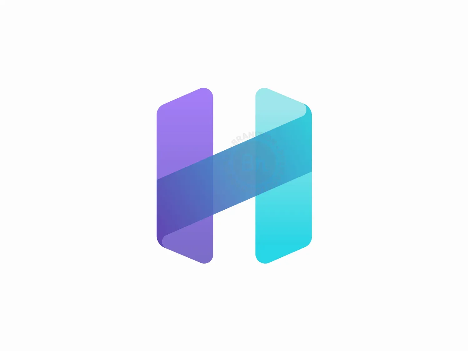 Modern Colorful Letter H Logo