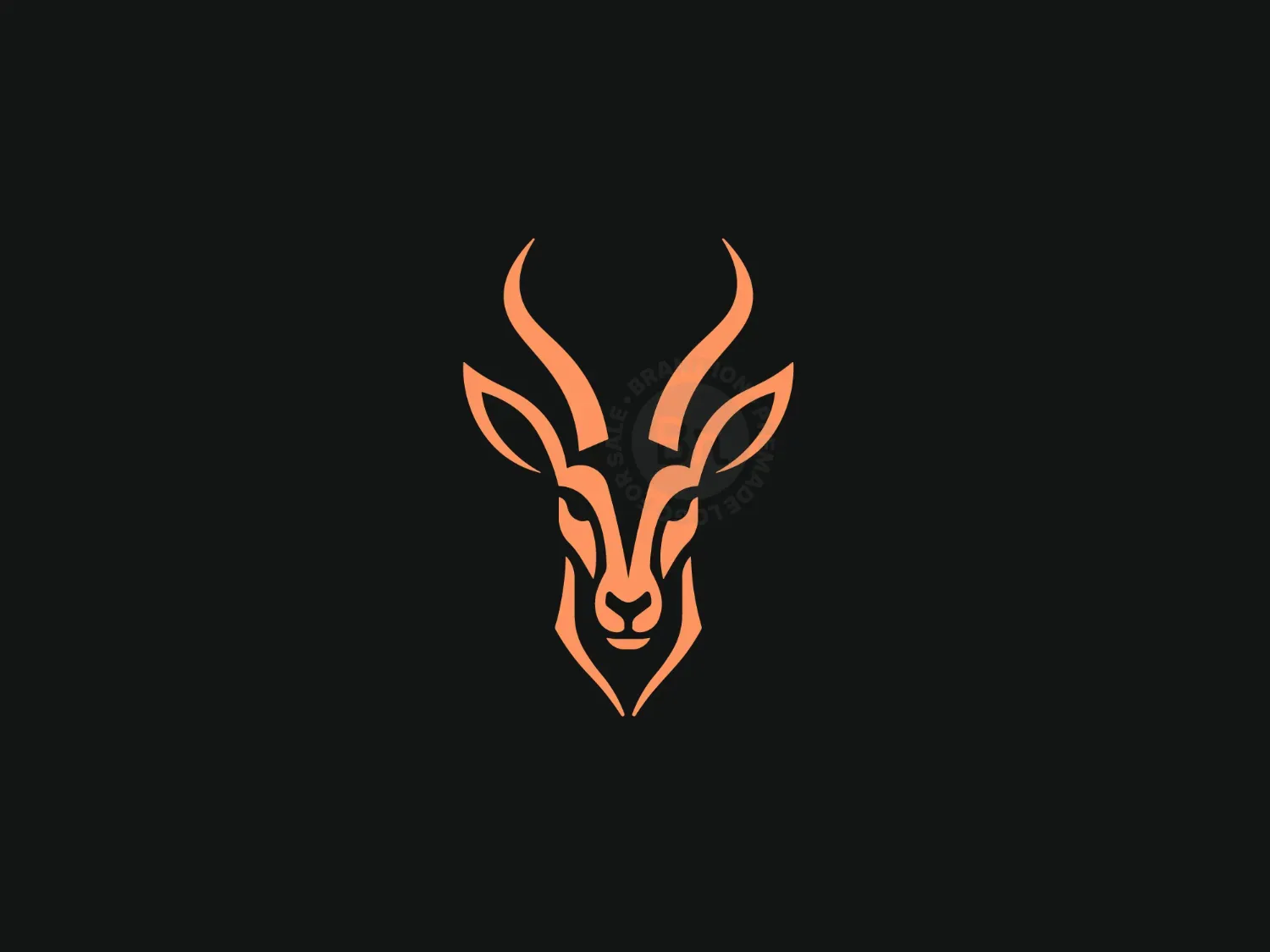 Minimalist Antelope Logo