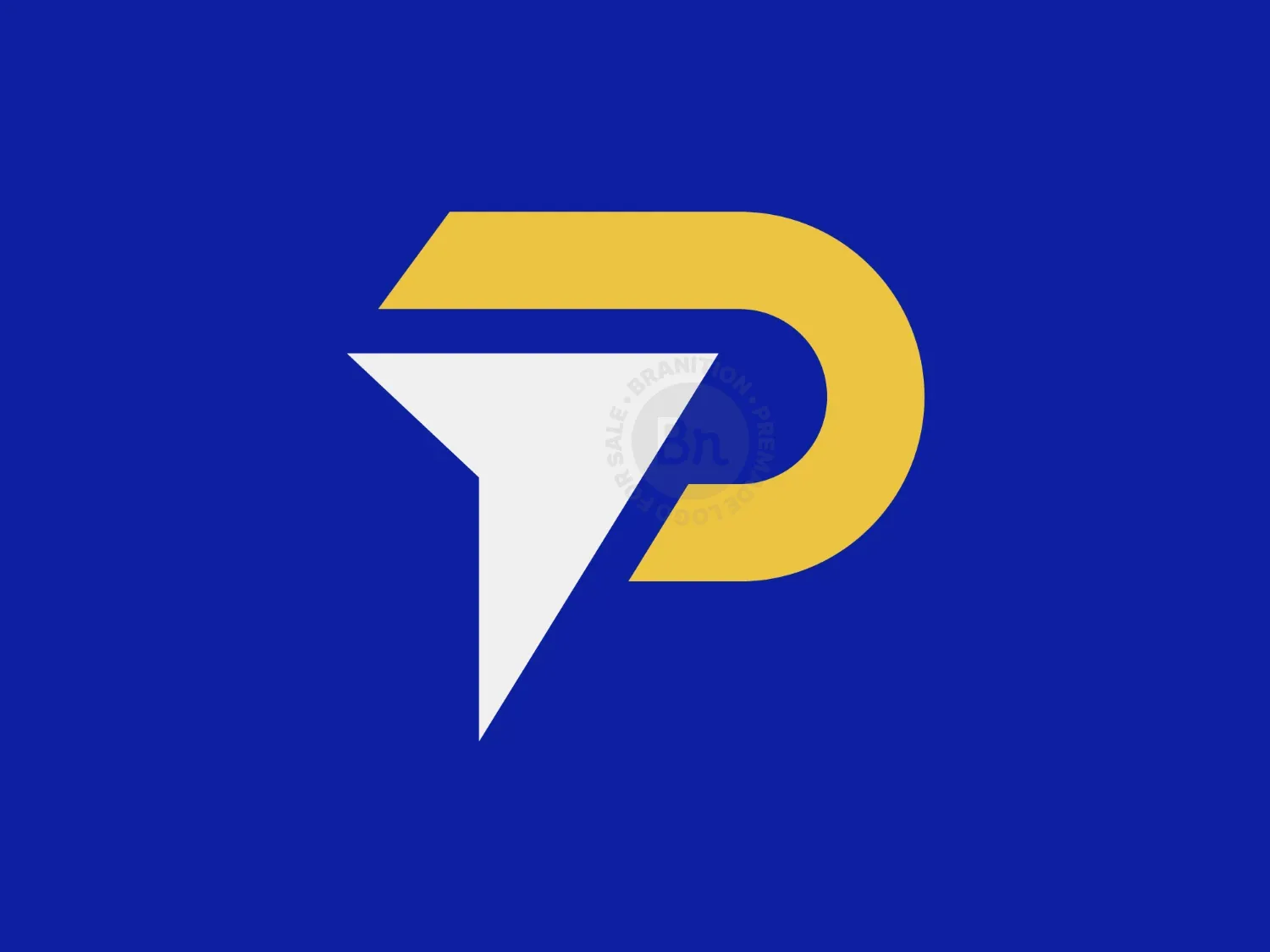 Letter P Arrow Logistics Logo