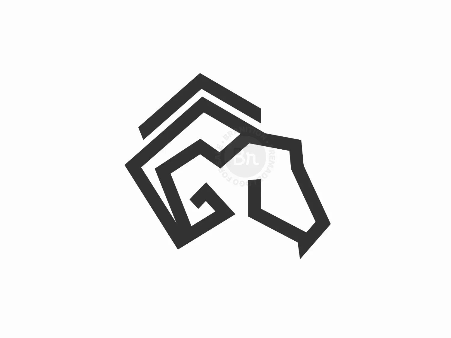 Geometric Ram Logo