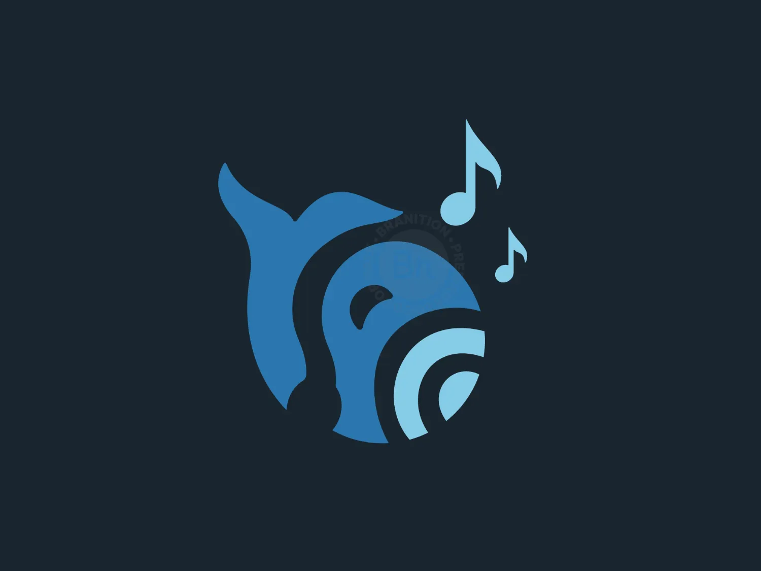 Whale Or Dolphin Music Logo