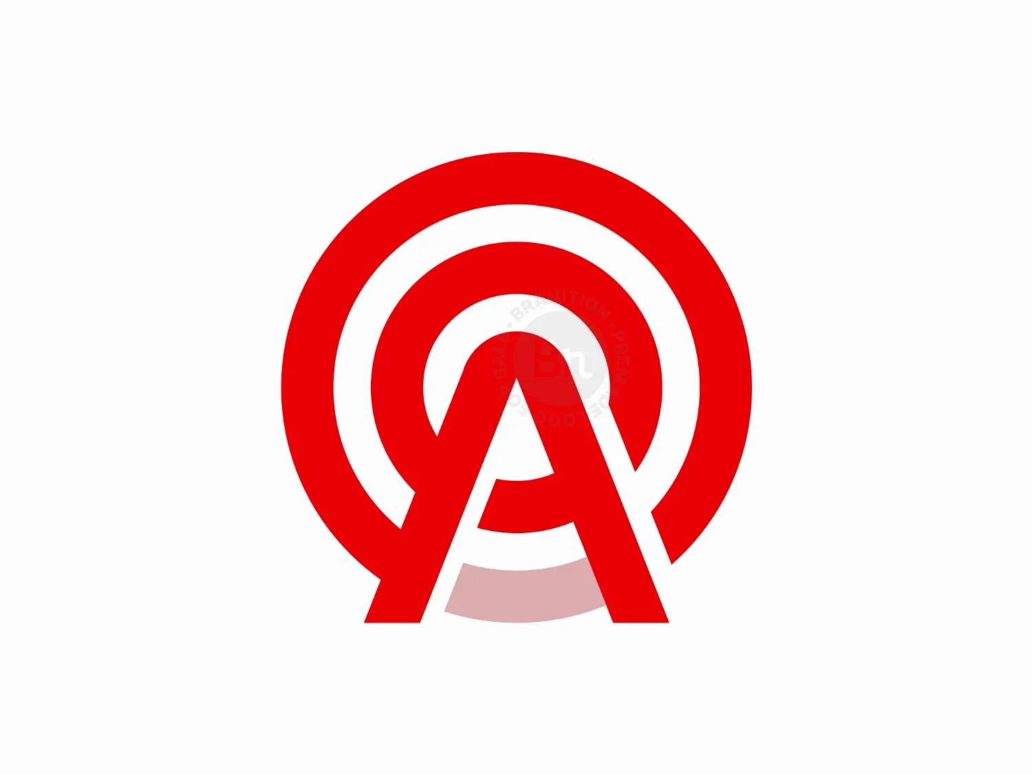 Target Letter A Simple Logo