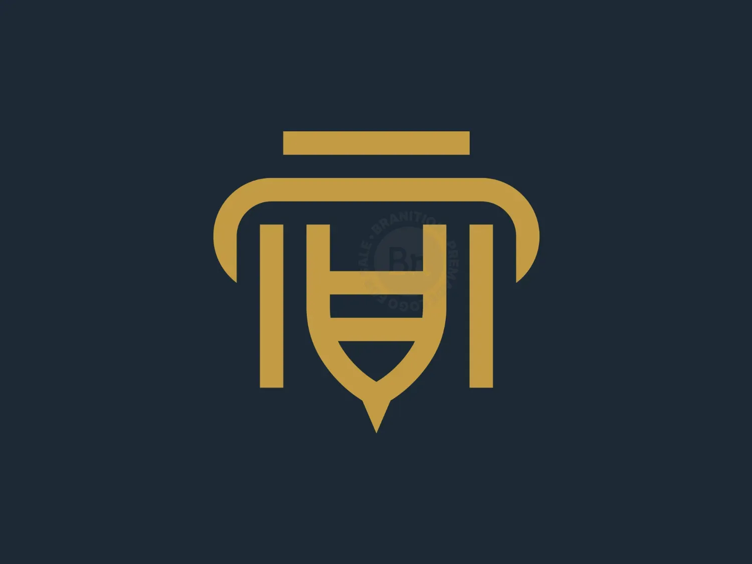 Bee Pillar Logo